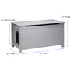 dimensions of parker designer catbox hidden litter box enclosure