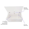 interior dimensions of designer catbox hidden litter box furniture